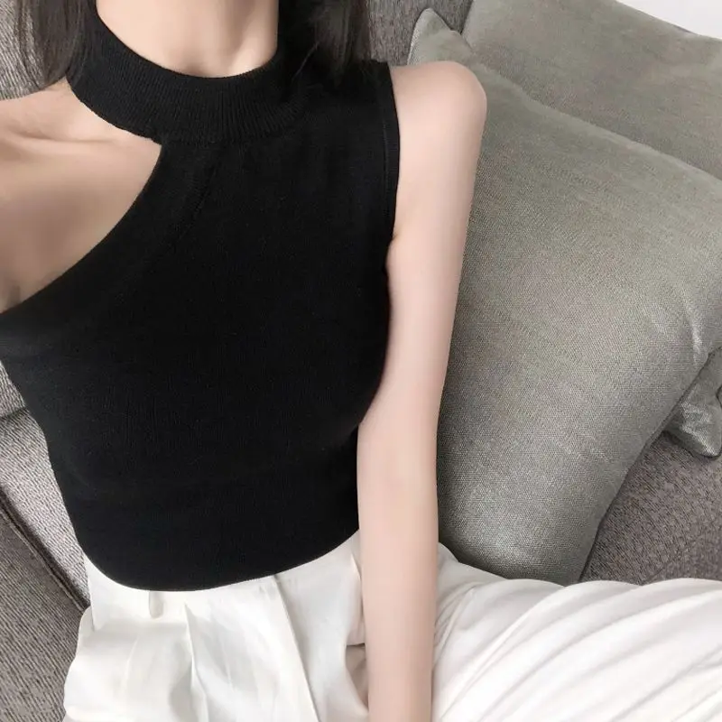 

Faionable Slim Fit ort Svel Top для женщин, новый летний топ с нерегулярными плечами, висящий Ne Design, шикарный модный галстук