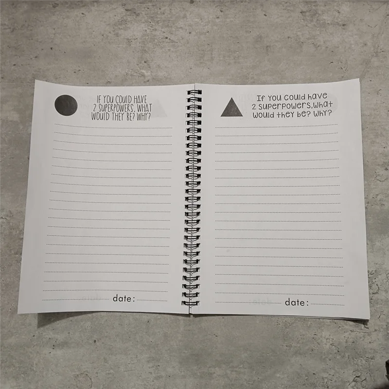 AF91-Meaningful Parent Child Interactive Planner Portable Unique Keepsake Notebook For Improve Parent And Child Relationship