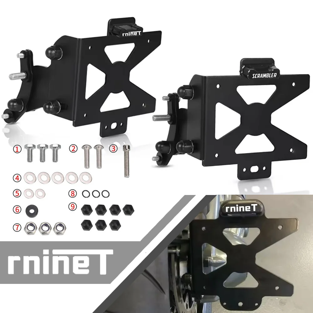 

Для BMW R1200GS R Nine T R9T 1200 SCRAMBLER 2014-2023 2022 2021 держатель номерного знака Eliminator регистрационный кронштейн мотоциклы