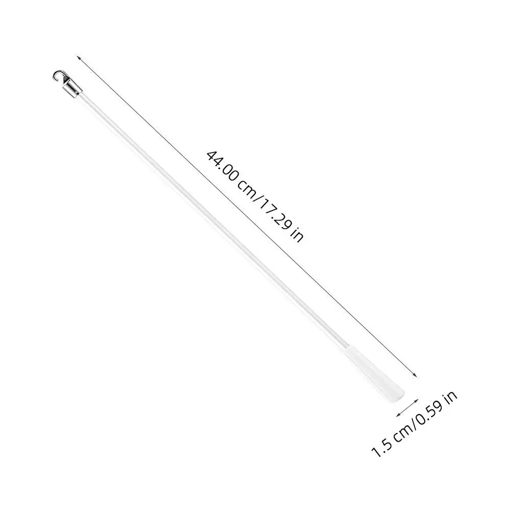 2Pcs Long Window Blind Stick 12 Inch Sturdy Fiberglass Blind Tilt Wand with Ergonomic Handle for Most Venetian Blinds Use