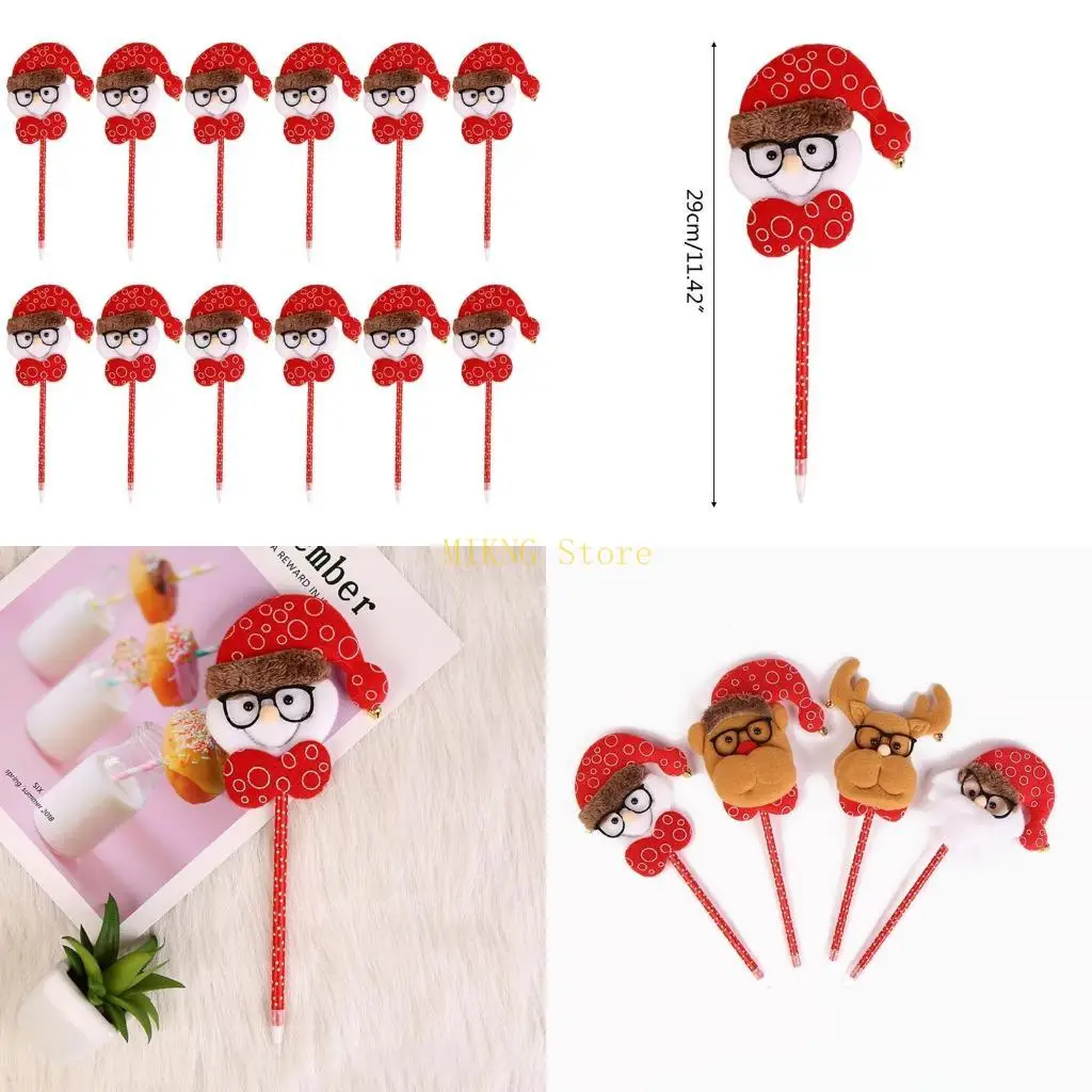 

Fashion Colorful Lovely Colorful Santa Christmas Ball Pen best sale