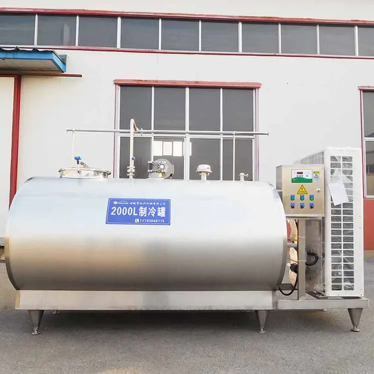 Stainless Steel Milk Pasteurizer Machine 10000L Vertical/Horizontal Milk Cooling Tank Price