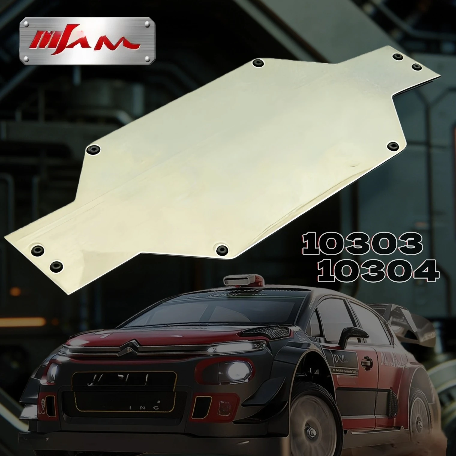 MJX 10304 10303 RC Remote Control Car Upgrade Metal Parts Swing Arm Steering Cup Rear Wheel Seat Armor Seat C Stickers