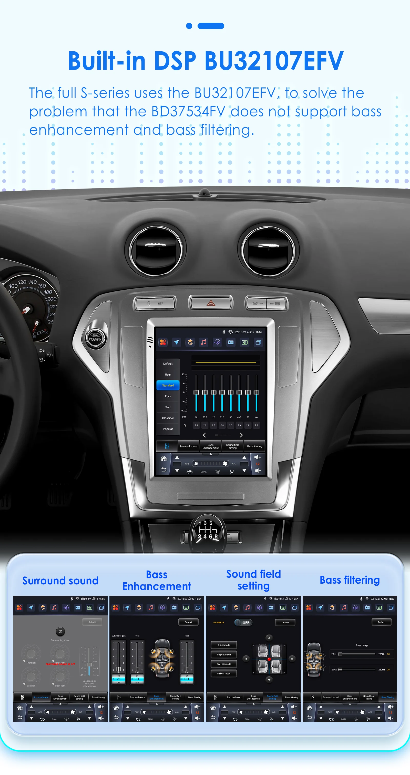Android Car Radio for Ford Mondeo 4 Galaxy 2006 - 2010 Multimedia Stereo 9.7inch Vertical Screen Carplay Auto Android Headunit