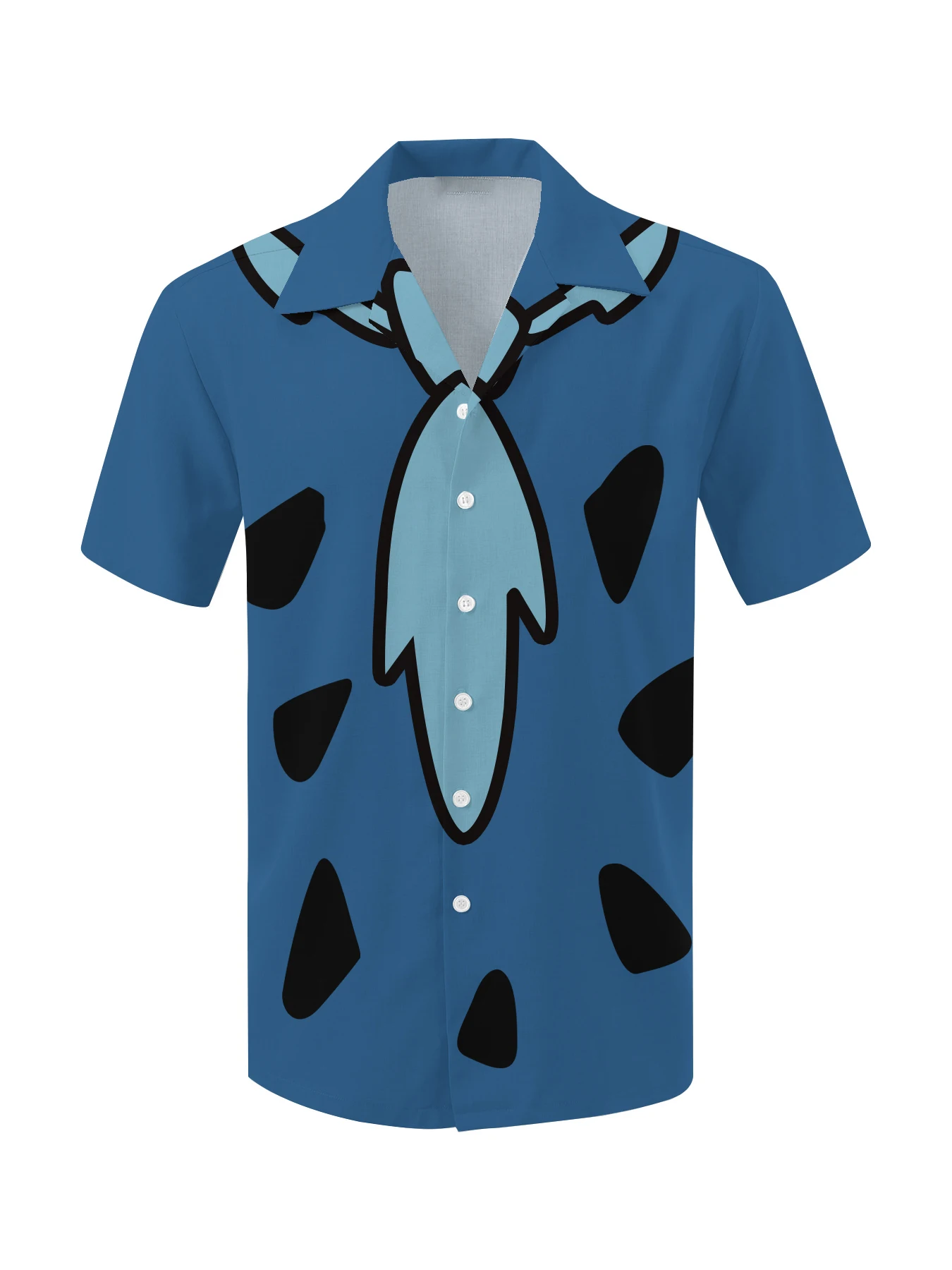 Camisa con estampado de bufanda de seda 3D para hombre, camiseta informal de verano, botón de manga corta, Top informal de calle