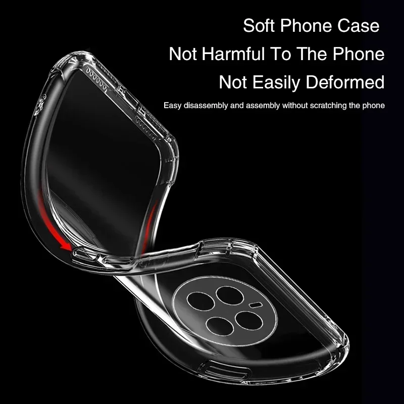 Custodie airbag trasparenti di lusso per Realme 12 12X Pro Plus 4G 5G Cover per telefono globale 360 Soft Anti-caduta Armor Shield Realme12Pro 12Plus