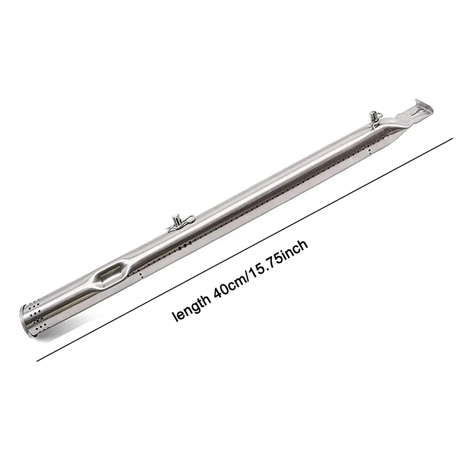 Portable Stainless Steel Tube Burner BBQ Searing Burner Replacement for Outdoor Gas Grill Stove and Travel Grilling