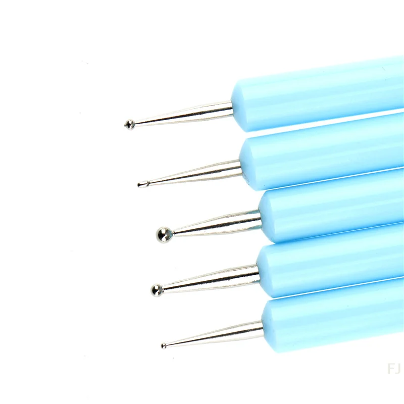 

[YU]5 X 2 Way Pottery Clay Ball Styluses Tools Polymer Clay Sculpture Nail Art Tools