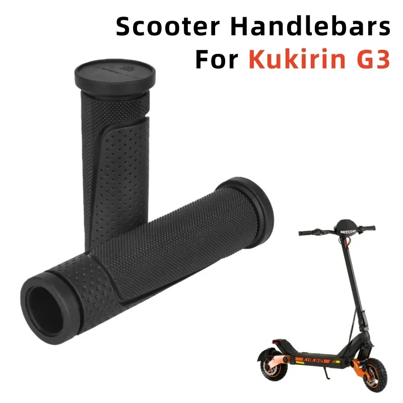 

Black Scooter Handlebar for Kukirin G3 Kickscooter Accessories Long and Short Grips Electric Scooter Rubber Grip