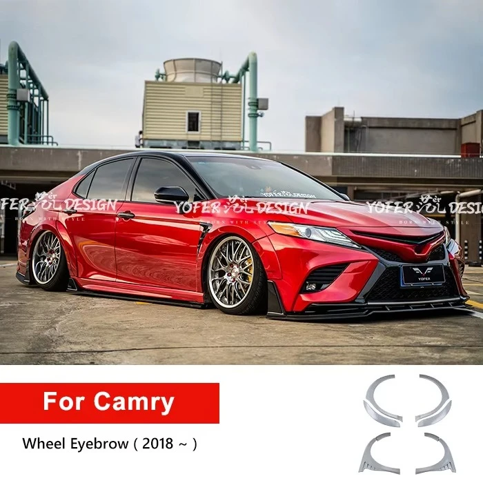 Yofer Hot Sale Auto Wheel Eyebrow Sports Car Parts Accessories Bodykit Fender Flares Wide Body Kit for camry