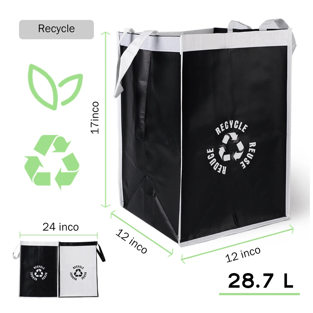 Convenient And Eco-friendly Trash Recycling Bag Waterproof large capacity For Kitchen Space-saving Recycle Waste Bag Efficient