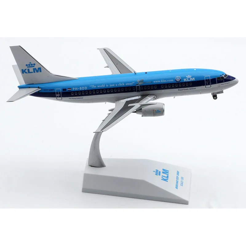 Avion à collectionner JC Wings 1:200 KLM Royal holland Airlines Bird Boeing B737-300, avion moulé sous pression, modèle PH-BDD, XX20139