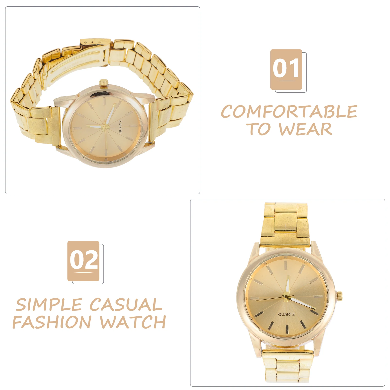 

Women'S Stainless Steel Quartz Watch Elegant Ladies Wristwatch For Valentine Christmas Gift Business Women