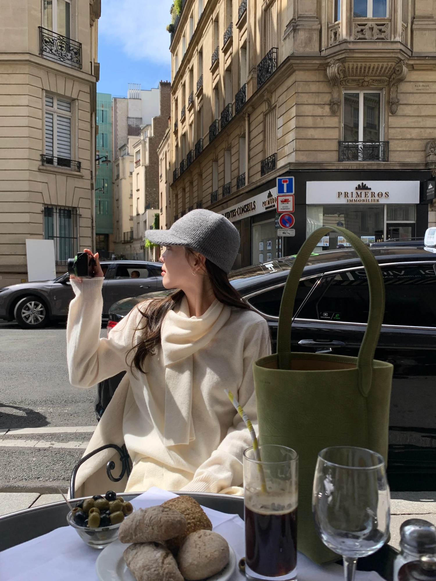 

Le Lalin Lazy Sle Knitted Woolen Sweater with Built-In Scarf Long Sve oulder awl Women's Daily Wear Warm Top