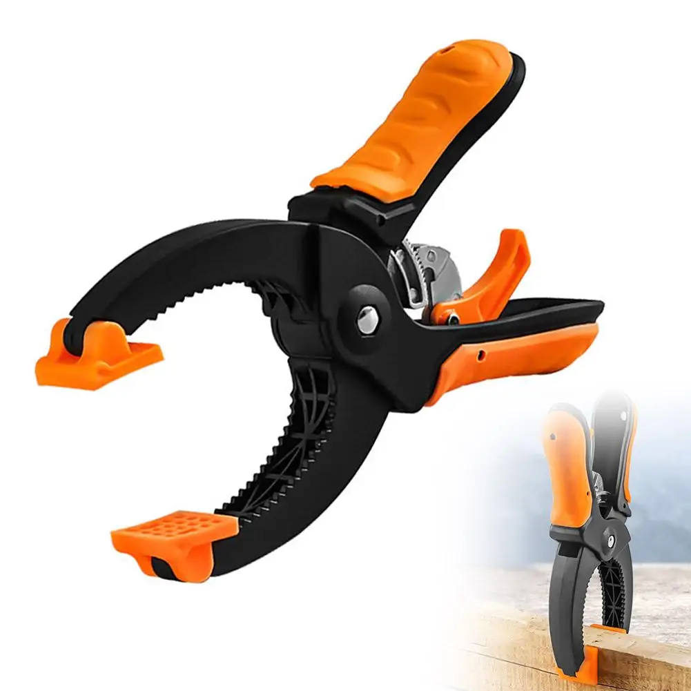 Wood Board Clamps Clamping Force Inch Inch Clamping Force Dual Swivel Pads Gluing Securing Inch Ratcheting Hand Clamps ﻿