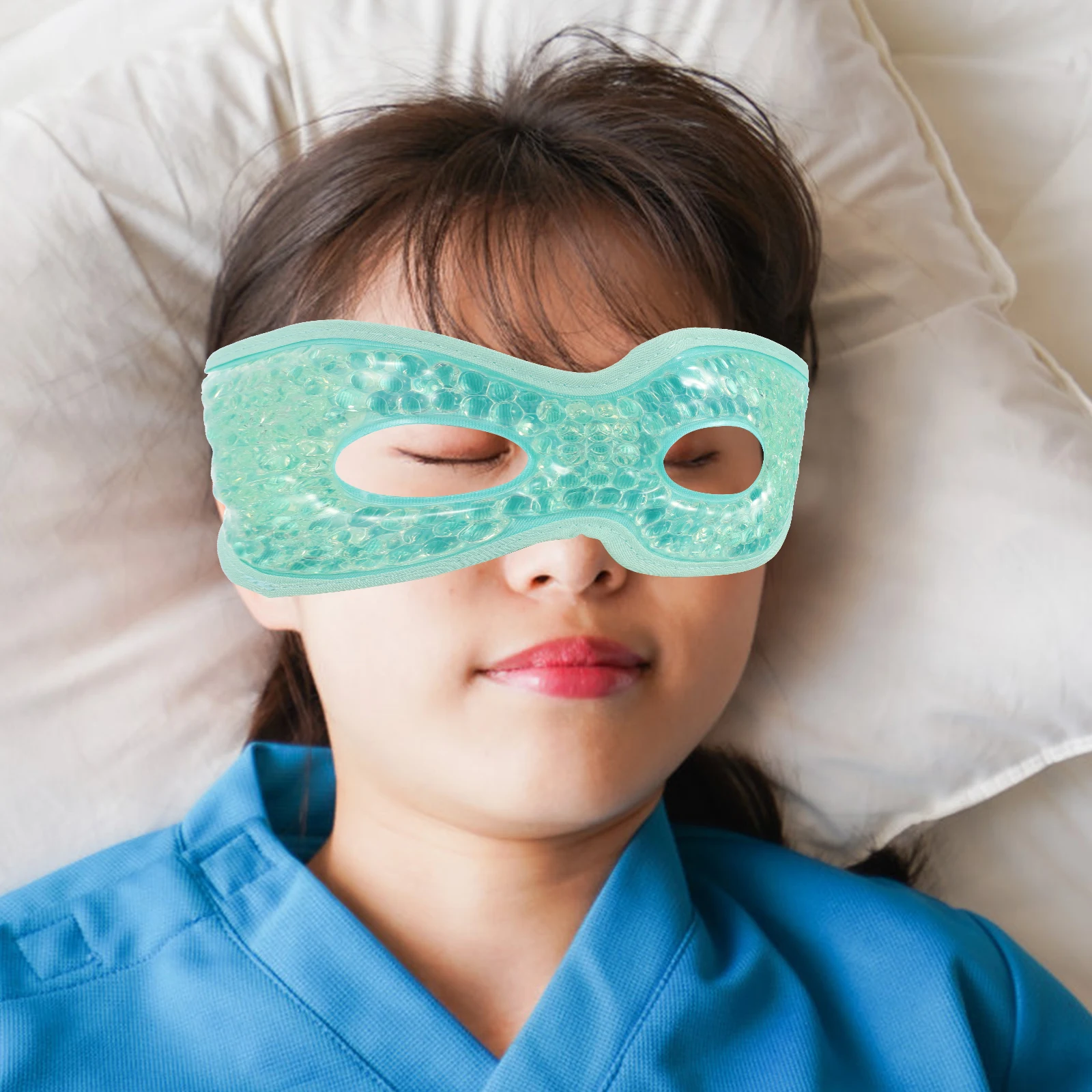 

Охлаждающая маска для глаз, ледяное покрытие, холодный компресс, массажная повязка на глаза, материал премиум-класса, снятие усталости, отеки, лучший сон, глаз