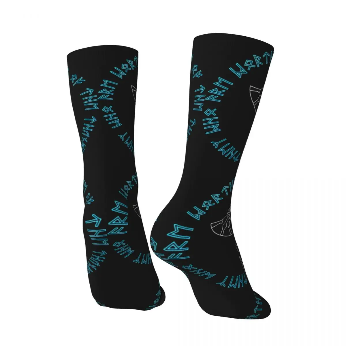 Happy Funny Game Men's Socks Vintage Harajuku W-War Thunder Game Hip Hop Novelty Pattern Crew Crazy Sock Gift Printed