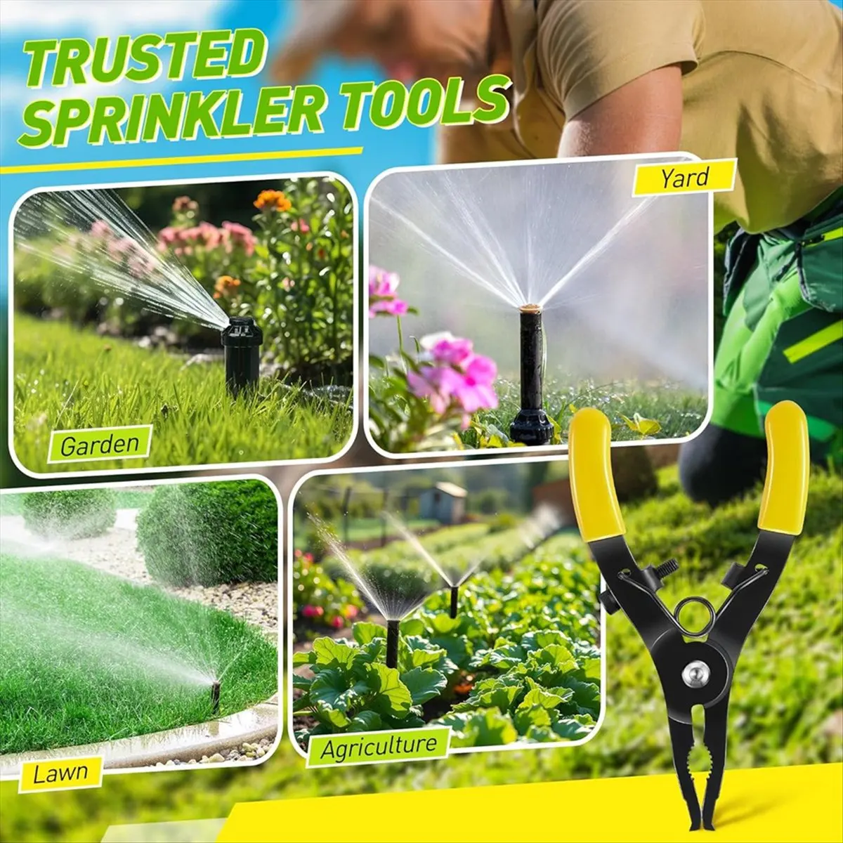 COFA  Head Pull-Up Tool for PTC1 -Up Sprinkler Head Puller & Repair Tool for Irrigation Maintenance Yellow