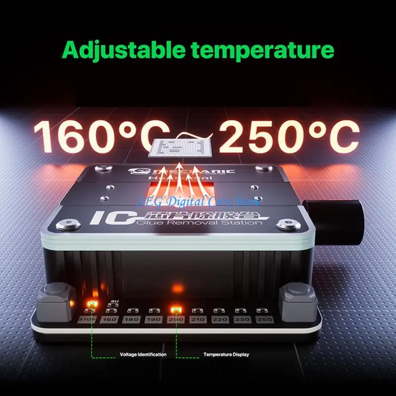 U75B Multipurpose Electronic Tool Heating Soldering Plate Chip Heating Platform
