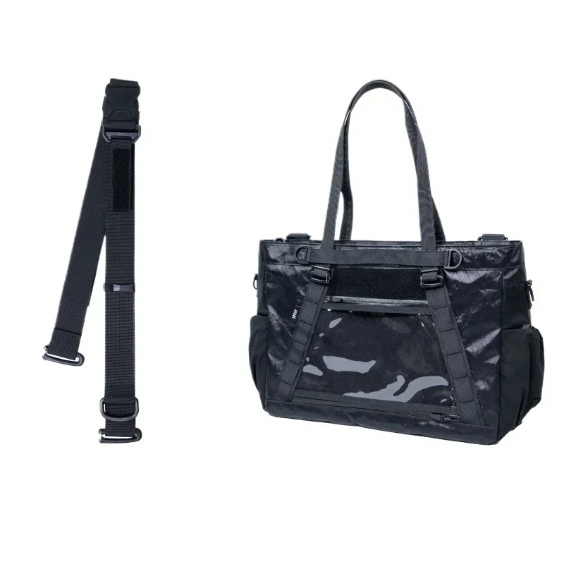 BOLTBOAT Tecno Dual-Face Tactical Tote - 18L EDC & Laptop Bag w/ MOLLE & Luggage Sleeve (Fits 16