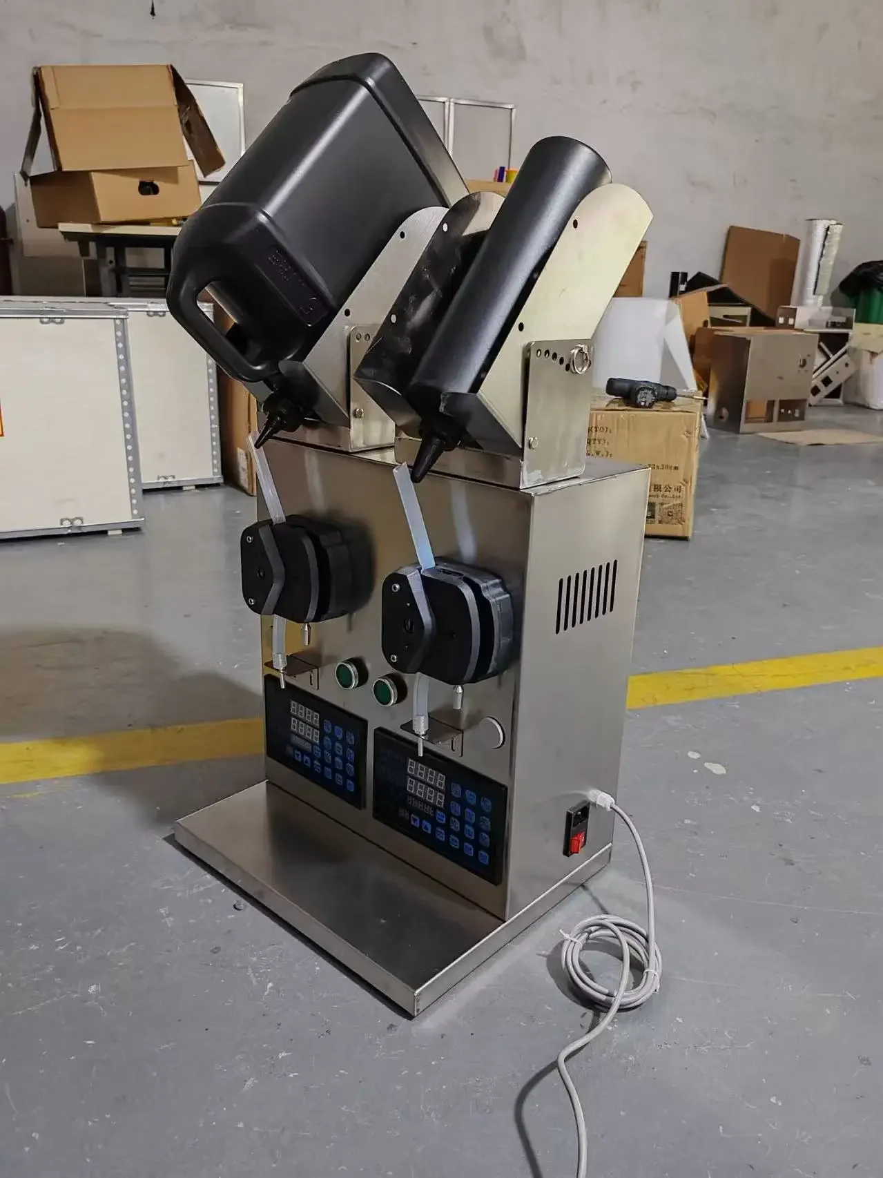 

Gold Seller Factory Wholesale UV Gel Nail Polish Liquid Machine Semi-Automatic Single-Nozzle Peristaltic Pump for Beverage Powde