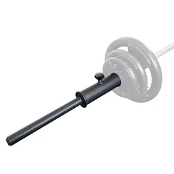 Home Gym Fitness Barbell T-bar Insert Row Straight Bar Core Strength Deadlift Training Handle Attachment For 2 inch Bar
