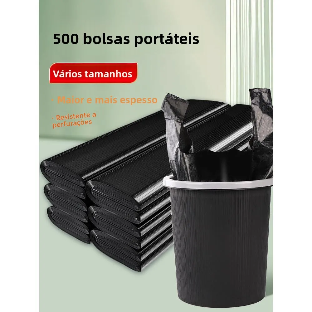 thickened-handheld-kitchen-plastic-garbage-bags-black-vest-type-for-home-use-student-dormitory-affordable-large-size