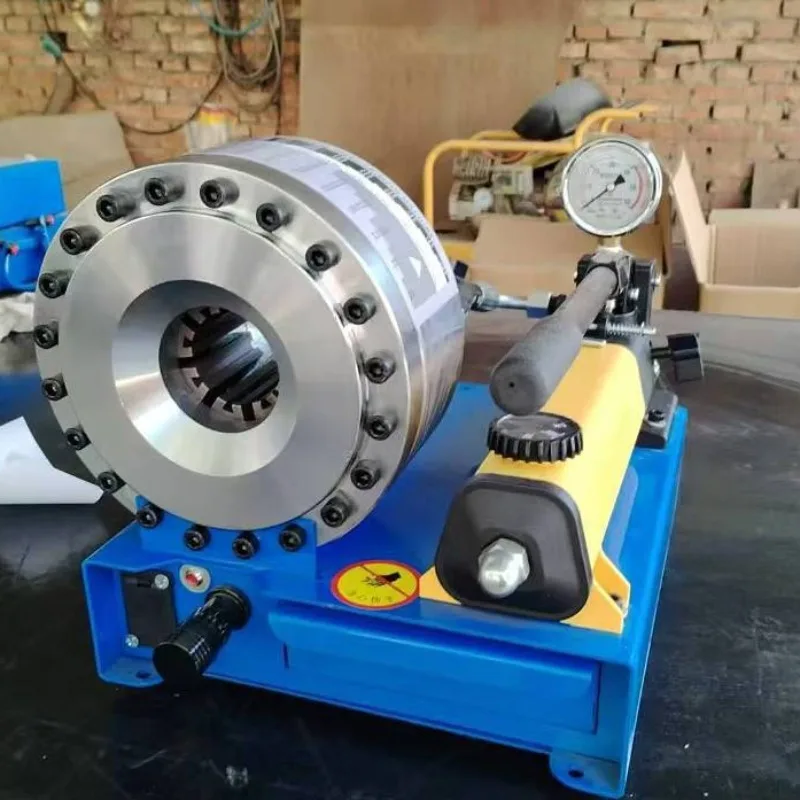 Manual Small Steel Tube Swaging Machine Portable Hydraulic Mini Grooving Swaging Machine Hose Pipe Machinery Factory