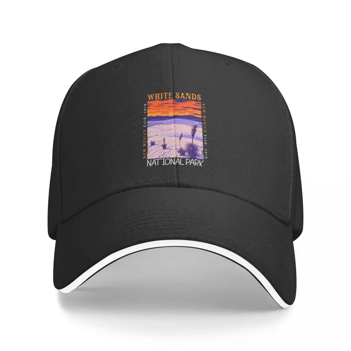 

White Sands National Park New Mexico Distressed Baseball Cap Rave New Hat Boy Child Women's