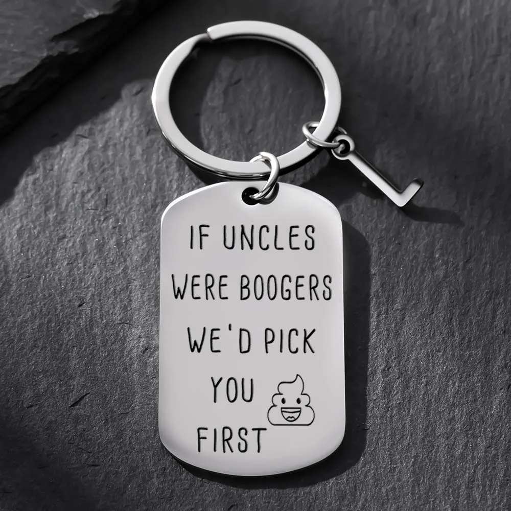 Брелок из нержавеющей стали Best Uncle Ever — персонализированный подарок «Несе/Нперью» на дядько, выгравированный день отца, день рождения, подарок на память