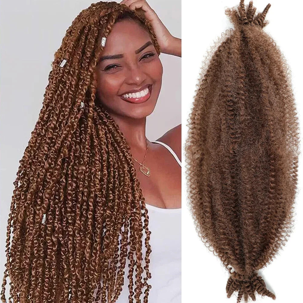 

# 30 1B 4 27 613 Бордовый # 350 Кудрявые пружинистые волосы в стиле афро, вязанные крючком, объемные волосы для женщин, 18, 24 дюйма, волосы Marley Twist