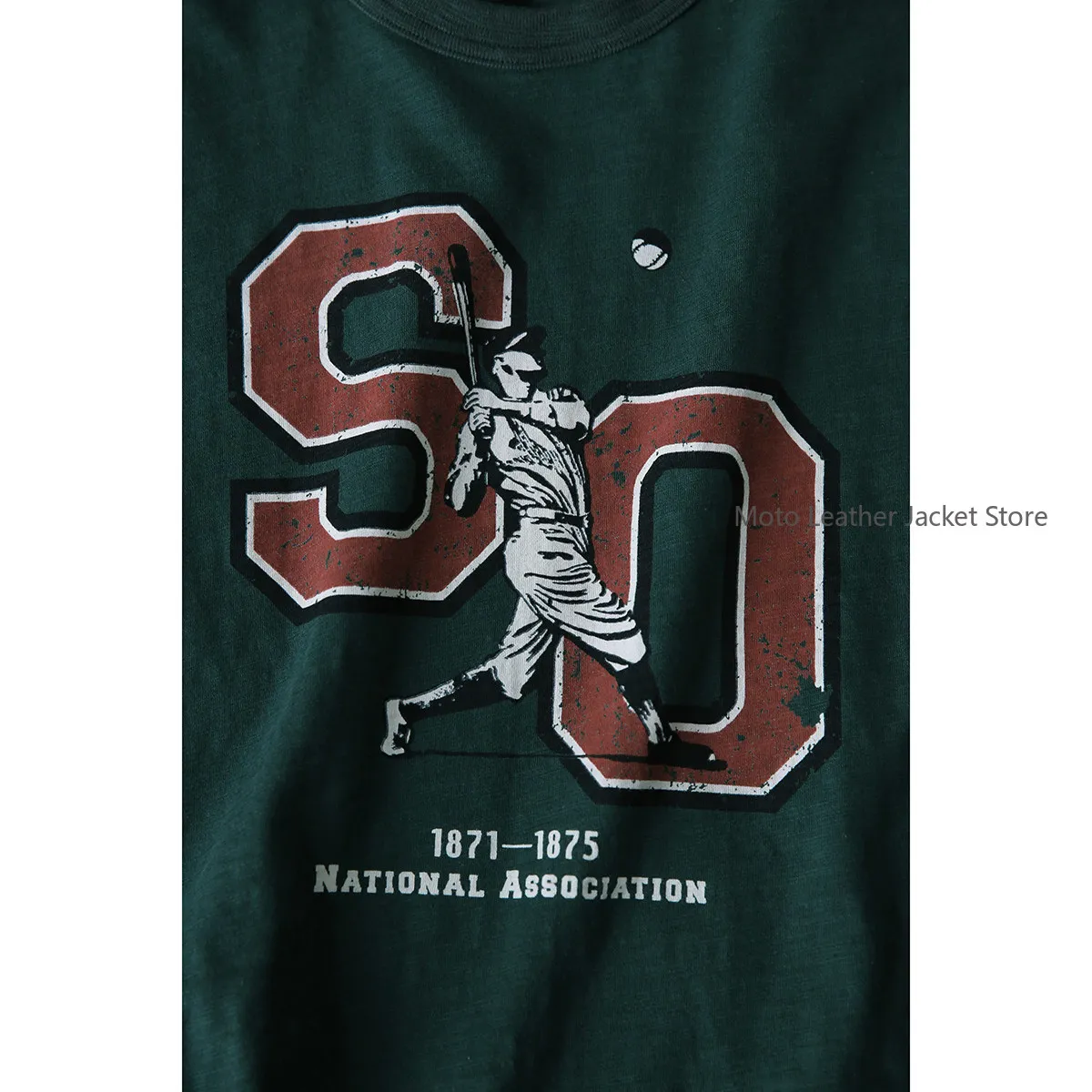 Secondorder SS22 Ringer T-Shirt Retro Baseball Style Long Staple Slub Cotton Ringer T-Shirt