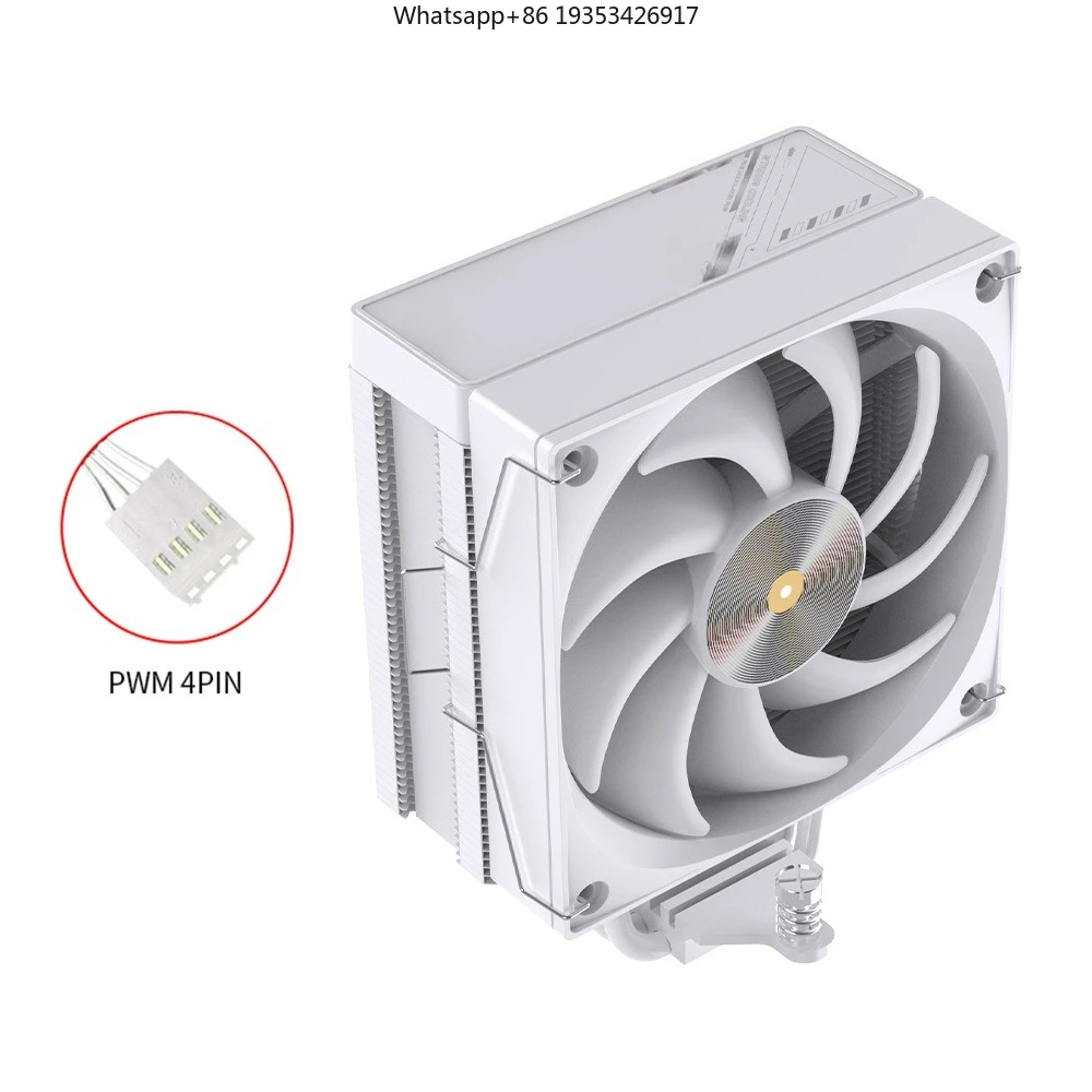 Neuer CPU-Kühler mit vier Kupferrohren, ARGB-Heatpipe, geeignet für AMD-Kühler, mattes Lüftergehäuse, Luftkühlung