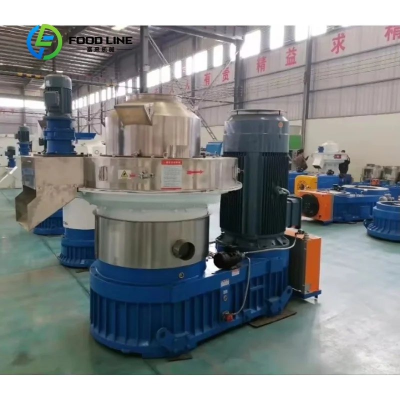 Customized pellet production assembly comprehensive wood waste pelleting line for sawdust bio‑fuel pellet factory processing