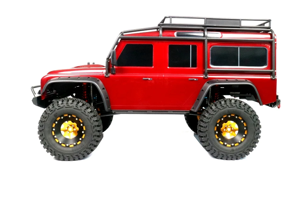 4 Uds. Llantas de aleación de aluminio 2,2 Beadlock para 1/10 RC Rock Crawler Axial SCX10 RR10 Wraith 90056 TRX4 TRX-6 cubo de rueda