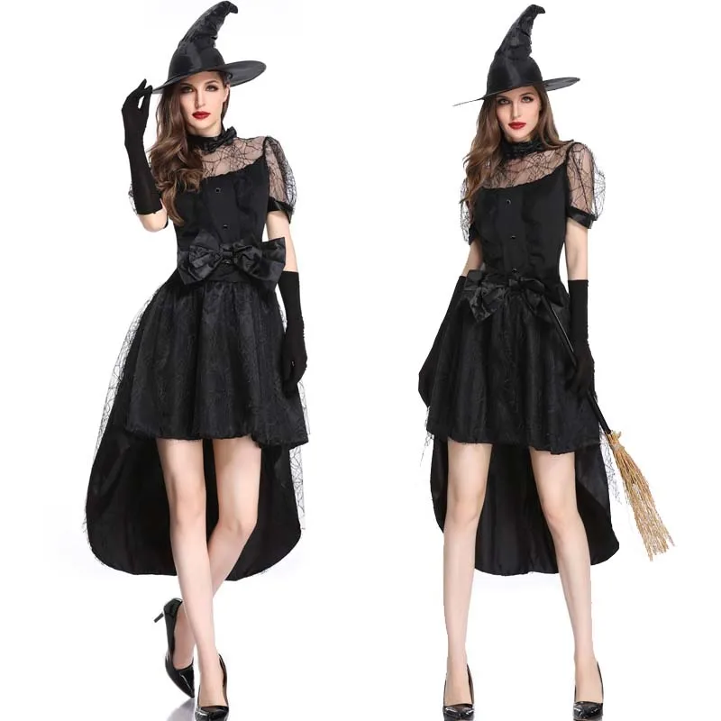 

Костюм ведьмы для взрослых, игровой костюм ведьмы на Хэллоуин, сексуальный костюм волшебника, сценический костюм, женская традиционная китайская одежда