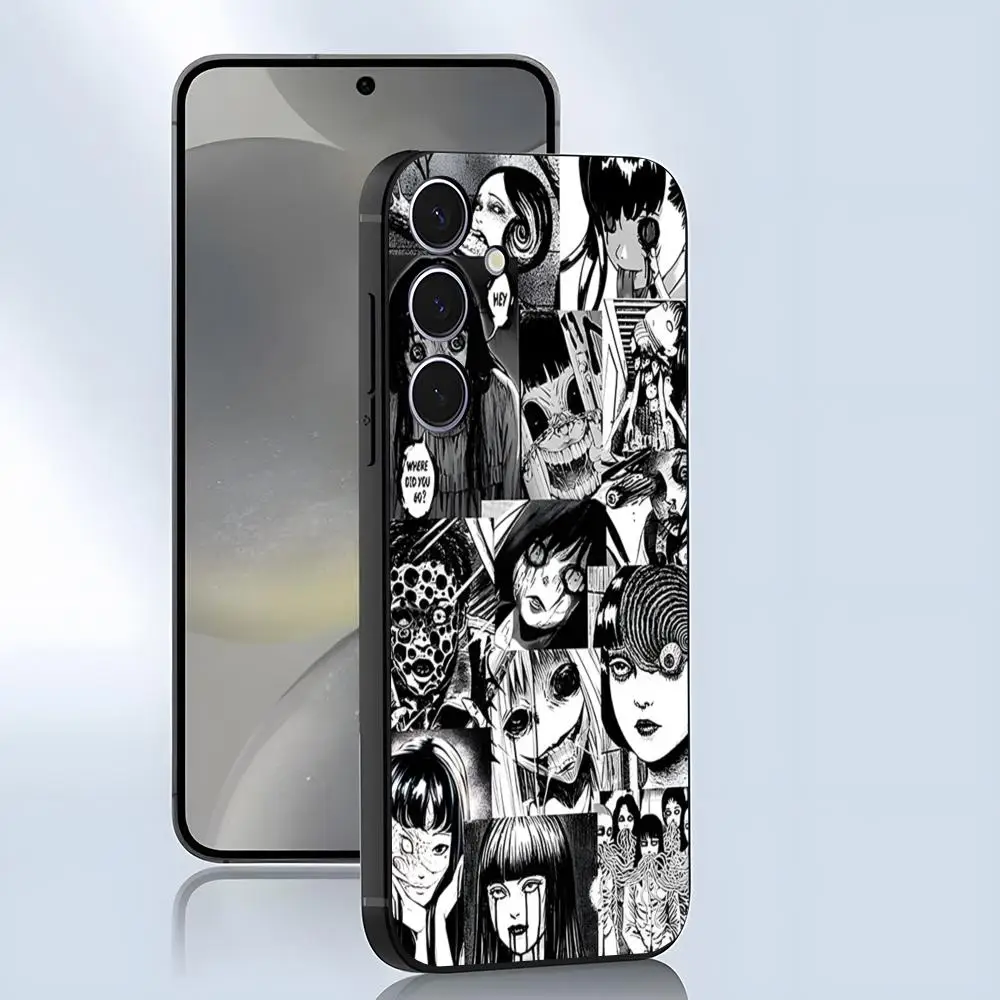 Junji Ito Horror Hot Comics Phone Case For Samsung Galaxy S20 S21 S22 S23 A23 A53 A54 A34 Pro Plus Ultra Fe Back Cover