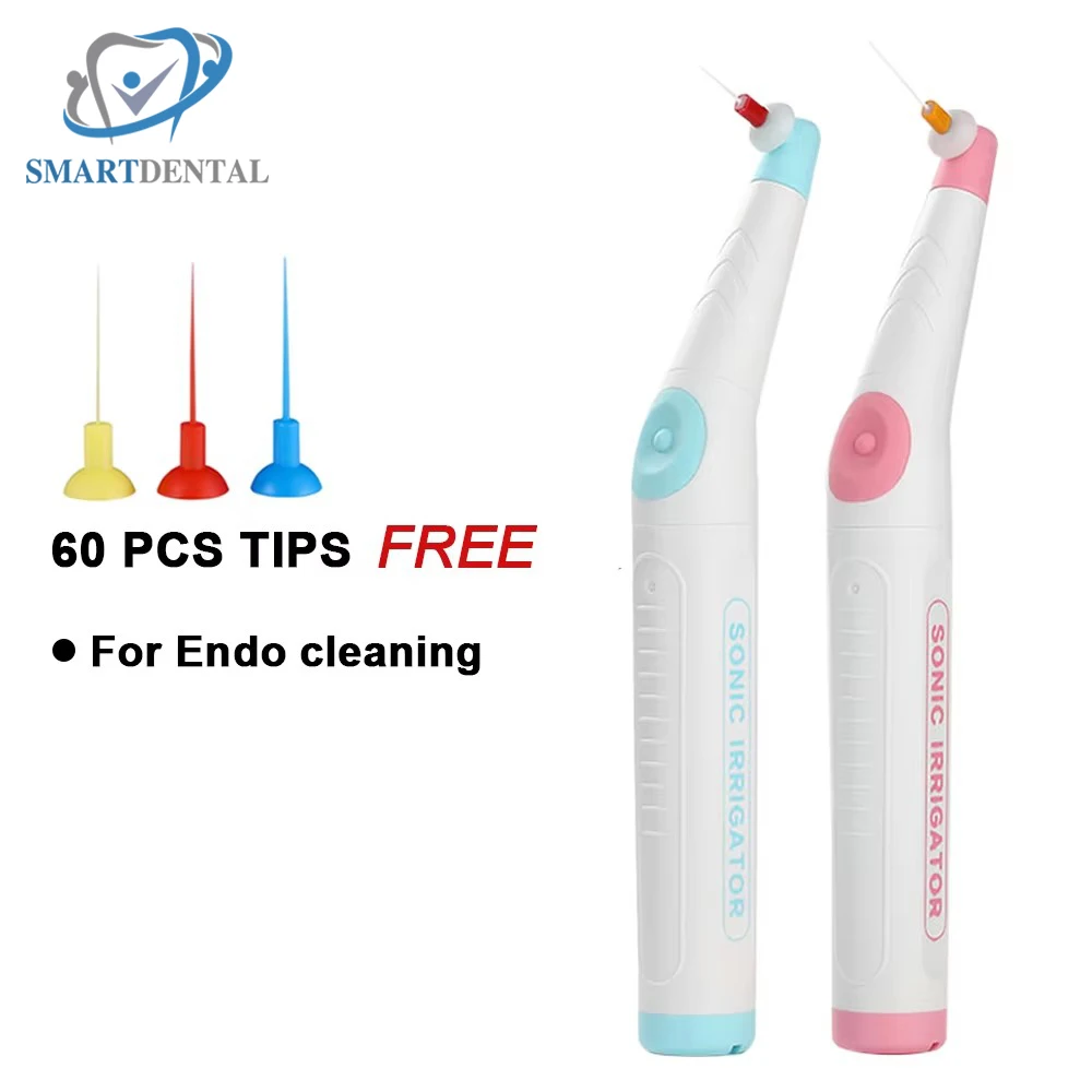 60 PCS Tips Dental Basic Instrument Endo Cleaning Odontologia Sonic Irrigator Dentistry Tool For Endo Root Canal Endodontic Tool