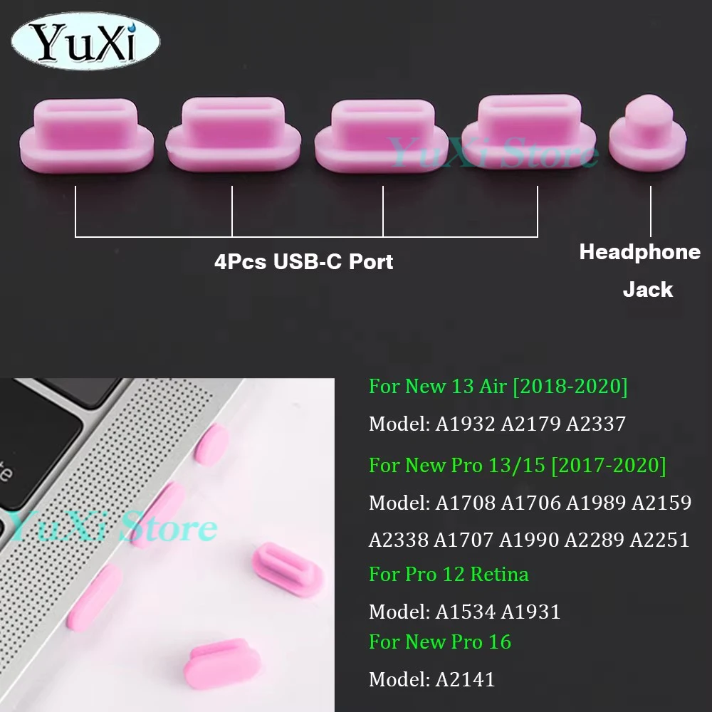 10PCS Type-C USB 3.0 Silicone Dust Plugs Phone USB Charging Port Protector Cover Micro RJ45 HDMI Anti-dust Cap 3.5MM Headphone