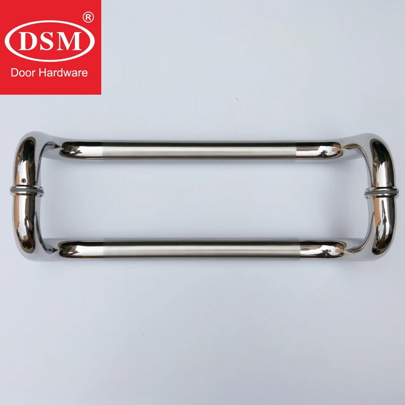 304 Grade Stainless Steel Polishing Pull Handle Brushed Entrance Door Handle Suitable For Metal Frame Doors PA-117