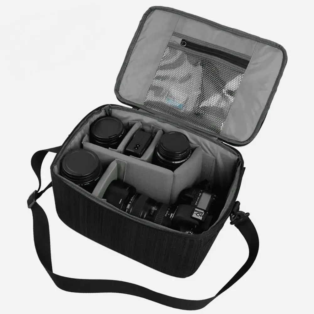 Waterproof Portable for dslr Camera Lens Bag with Large Capacity - Shoulder Crossbody Design with Handle for Travel