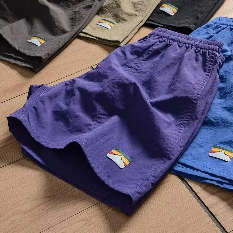 

American Sle Outdoor Functional Waterproof Breathable Qui Dry Five-Quarter Baskeall orts ex Beach Pants