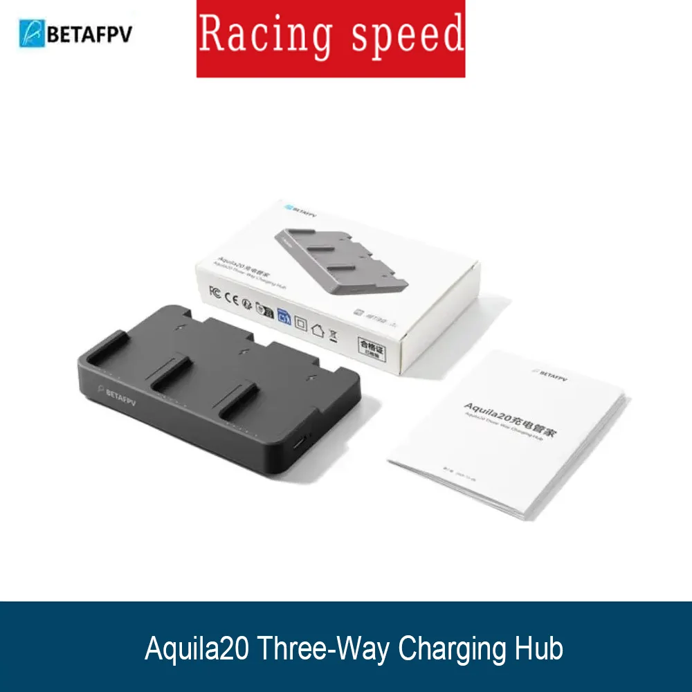 BETAFPV Aquila20 Hub de charge 3 voies 45W PD3.0 BT3.0 8.7V pour batterie de drone LiHV 2S