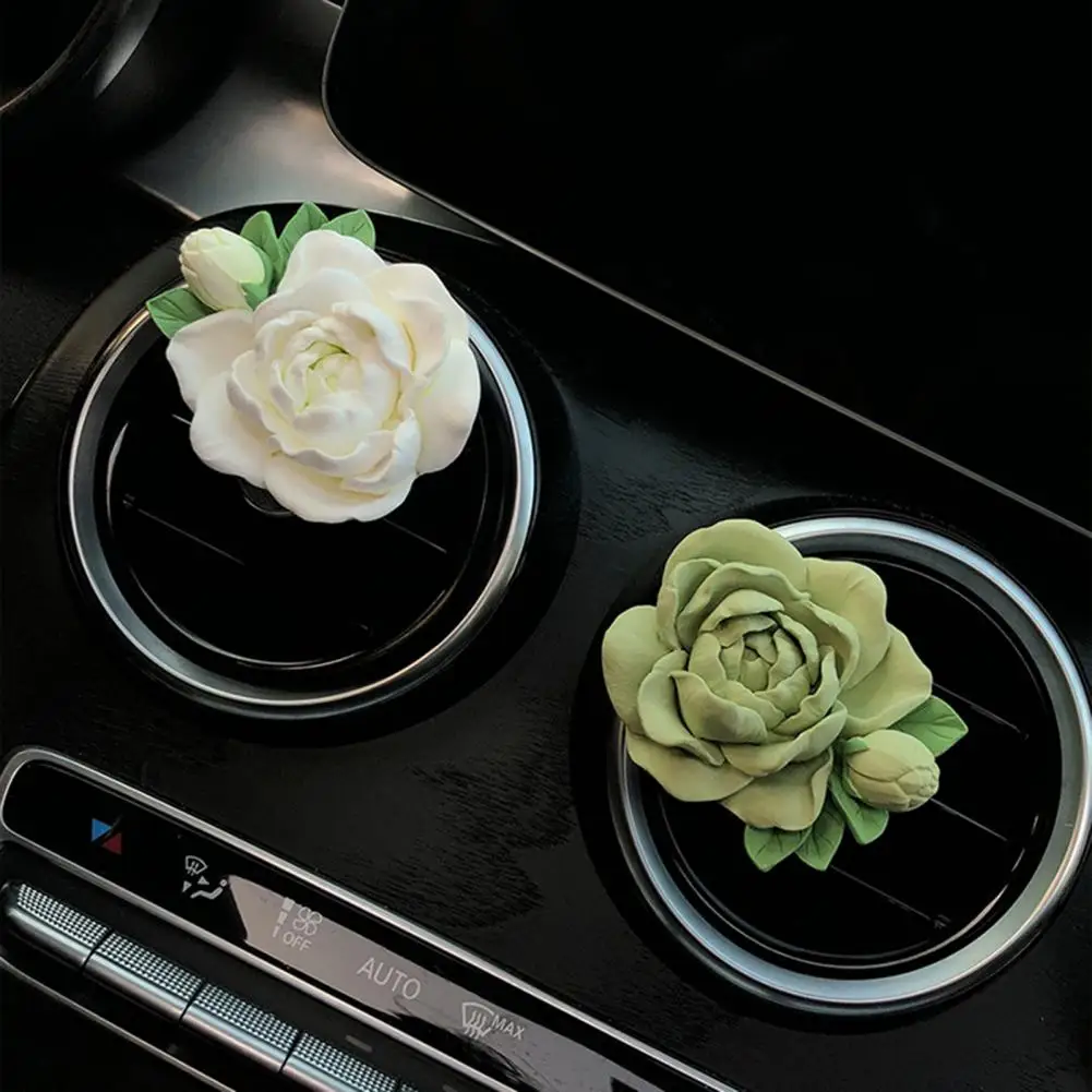 Air Vent Clip Aromatherapy Clip Jasmine Beautiful Safe Ingredients Healthy Diffuser Stone Car Air Freshener Car Supplies