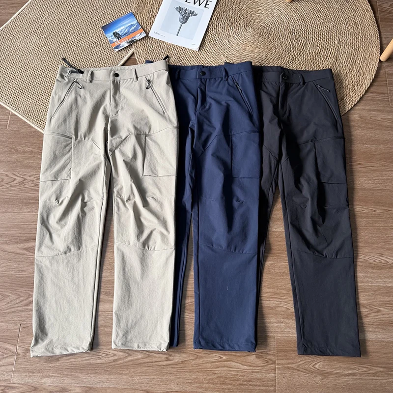 

Мужские и женские тонкие ветрозащитные брюки для активного отдыха, легкие водоотталкивающие походные брюки, удобные и повседневные.