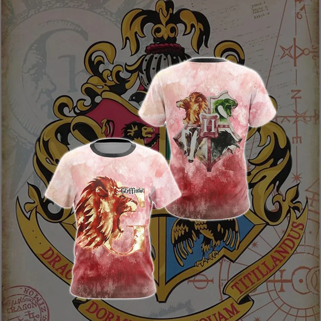 Las camisetas deportivas de primavera y verano son tan pecadas como las nuevas camisetas impresas en 3D para hombres y mujeres de Slytherin Harry Potter