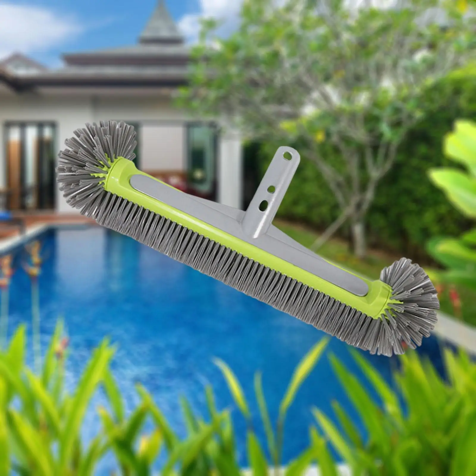 

Replacement 45cm Pool Brush Multipurpose for Cleaning Pool Walls, bottoms, Corners Accessory Hemispherical Bristles