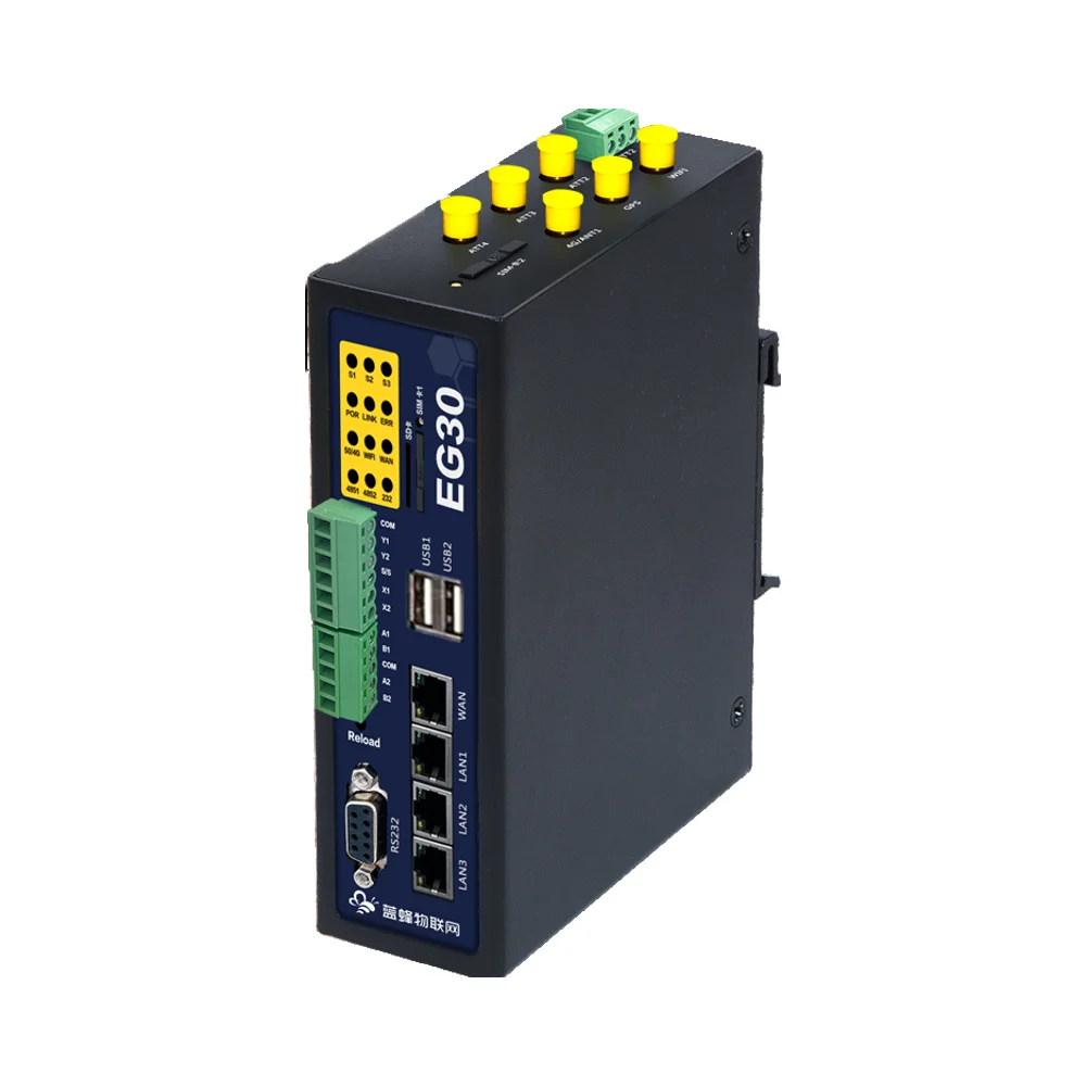 5G remote module Industrial Internet of Things cloud platform PLC remote download data acquisition gateway