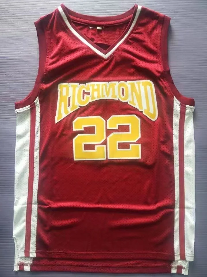 Cheap Timo Cruz Richmond High Carter Movie Basketball #22 Jersey Red Stitch S-3XL