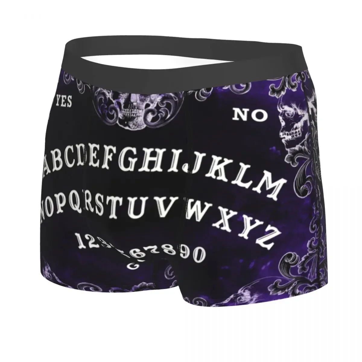 Halloween Witchcraft Ouija Board Boxer Shorts For Homme 3D Print Occult Witch Skull Underwear Panties Briefs Stretch Underpants